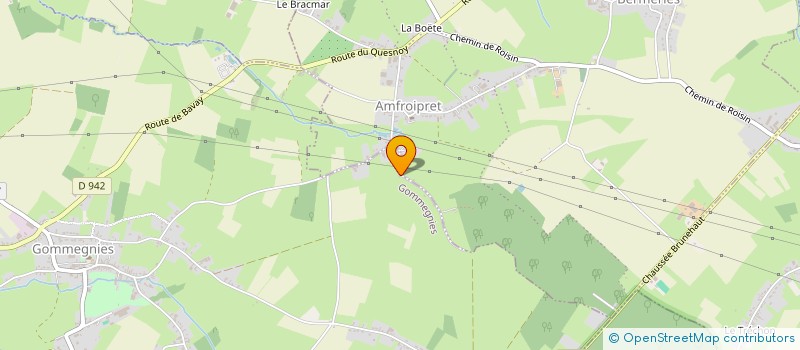 localisation de l'entreprise MONSIEUR STEPHANE SOTTIAU  GOMMEGNIES