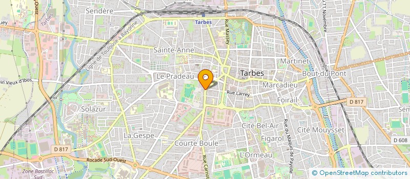 localisation de l'entreprise MONSIEUR STEPHANE SOUBIGOU à TARBES