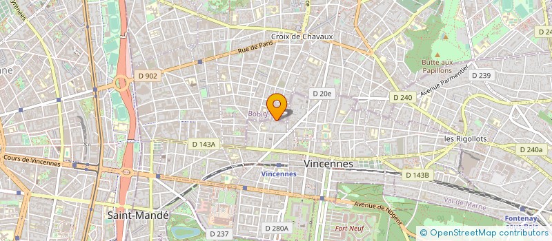 localisation de l'entreprise MONSIEUR STEPHANE SOUBIRAN à VINCENNES