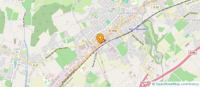 localisation de l'entreprise MONSIEUR STEPHANE SOUGEY  SAINT-MARCELLIN