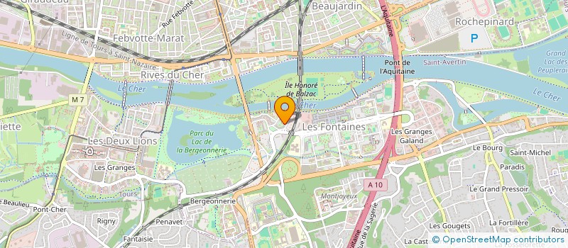 localisation de l'entreprise MONSIEUR STEPHANE SOULEZ  TOURS