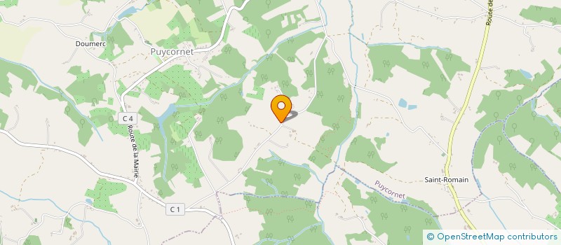 localisation de l'entreprise MONSIEUR STEPHANE SOULIE  PUYCORNET