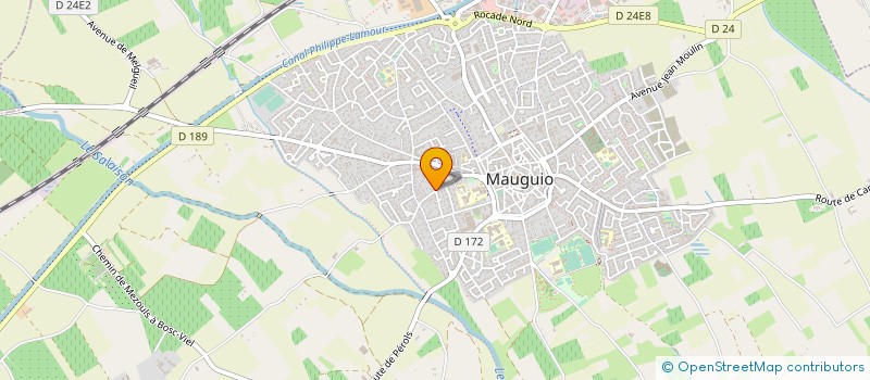 localisation de l'entreprise MONSIEUR STEPHANE SOULIER  MAUGUIO