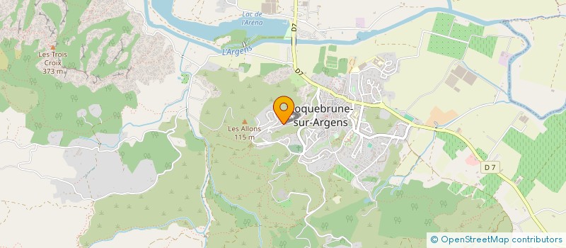 localisation de l'entreprise MONSIEUR STEPHANE SOUVAY à ROQUEBRUNE-SUR-ARGENS