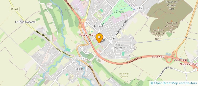 localisation de l'entreprise MONSIEUR STEPHANE SROKA  HOUDAIN