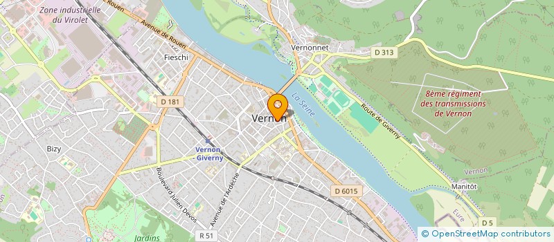 localisation de l'entreprise MONSIEUR STEPHANE STALIN  VERNON