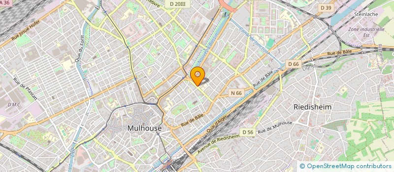 localisation de l'entreprise MONSIEUR STEPHANE STEFANSKI  MULHOUSE