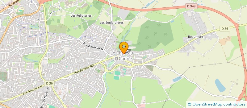 localisation de l'entreprise MONSIEUR STEPHANE STOLZ  LES SABLES D'OLONNE