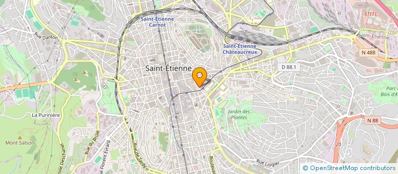 localisation de l'entreprise MONSIEUR STEPHANE STRIBICK à SAINT-ETIENNE