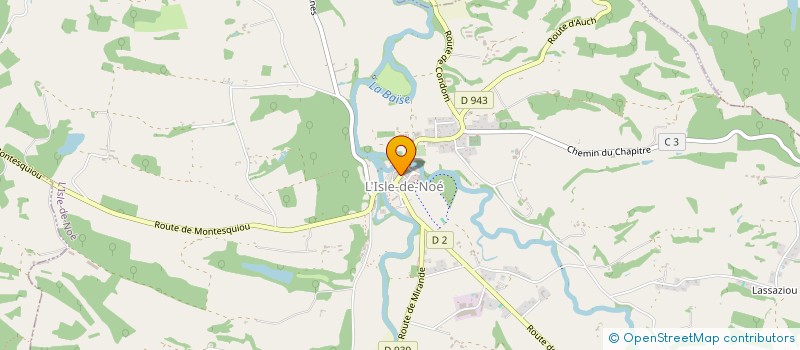 localisation de l'entreprise MONSIEUR STEPHANE STRZELECKI  L'ISLE-DE-NOE