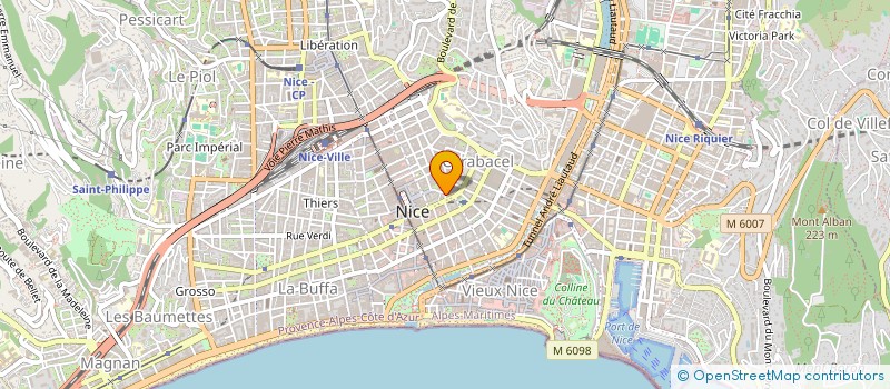 localisation de l'entreprise MONSIEUR STEPHANE STRZELEYZK à NICE