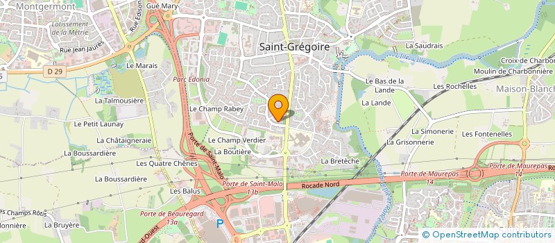 localisation de l'entreprise MONSIEUR STEPHANE SZYMANSKI à SAINT-GREGOIRE