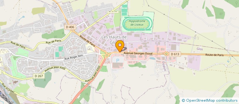 localisation de l'entreprise MONSIEUR STEPHANE TABOURET à LISIEUX