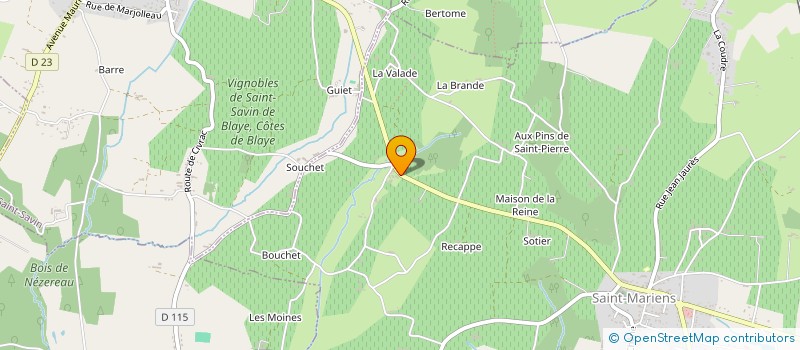 localisation de l'entreprise MONSIEUR STEPHANE TALARMIN  SAINT-MARIENS