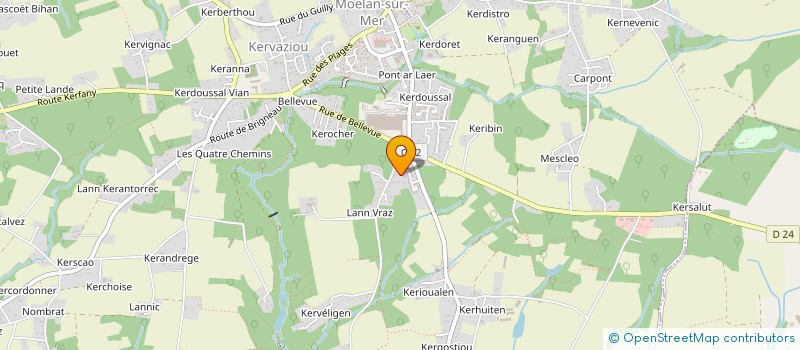 localisation de l'entreprise MONSIEUR STEPHANE TALLEC  MOELAN-SUR-MER
