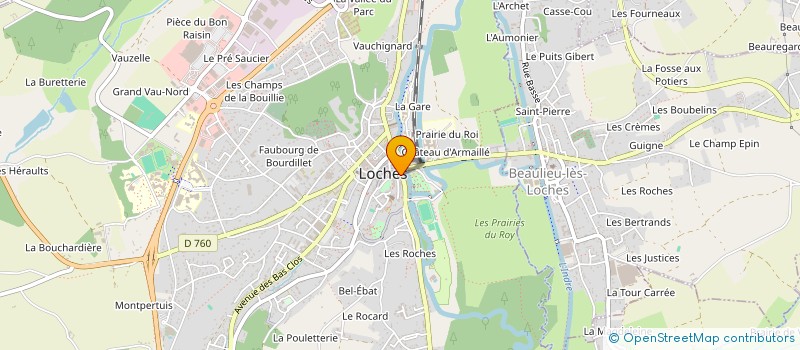 localisation de l'entreprise MONSIEUR STEPHANE TANOUS  LOCHES