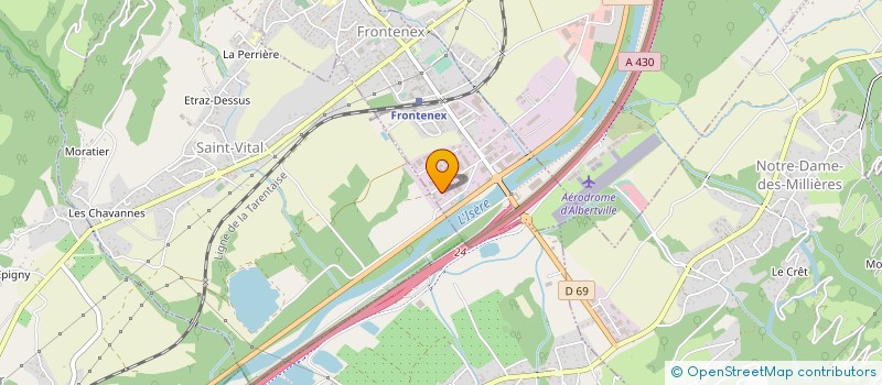 localisation de l'entreprise MONSIEUR STEPHANE TANTOLIN  FRONTENEX