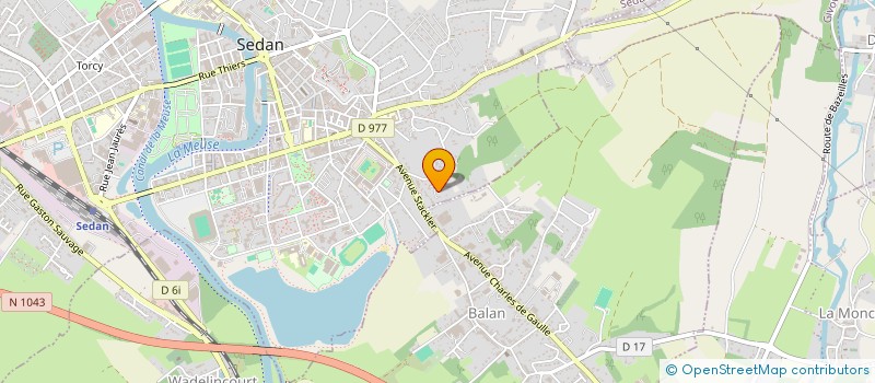 localisation de l'entreprise MONSIEUR STEPHANE TARAMINI  SEDAN