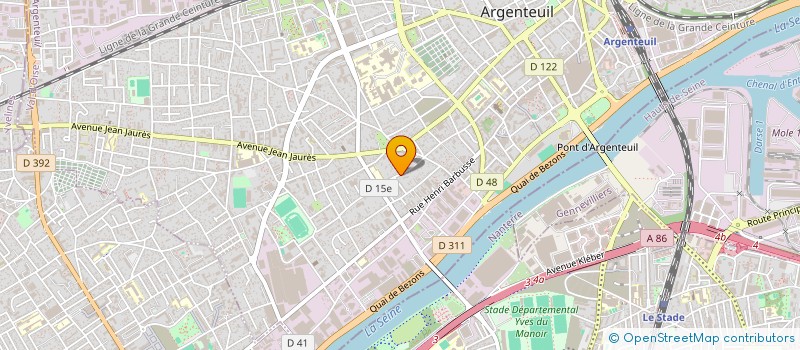 localisation de l'entreprise MONSIEUR STEPHANE TEIXEIRA  ARGENTEUIL