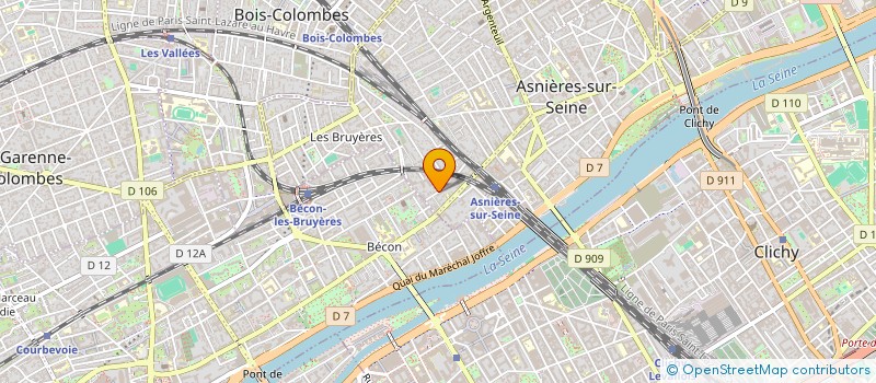 localisation de l'entreprise MONSIEUR STEPHANE TEIXEIRA à ASNIERES-SUR-SEINE