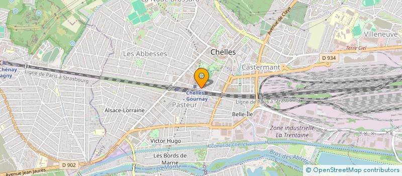 localisation de l'entreprise MONSIEUR STEPHANE TEMPLIER  CHELLES