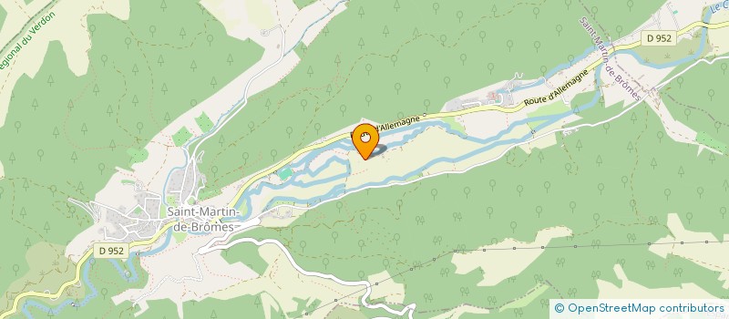localisation de l'entreprise MONSIEUR STEPHANE TERMINE  SAINT-MARTIN-DE-BROMES