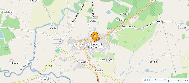 localisation de l'entreprise MONSIEUR STEPHANE TERRIEN  DURAS