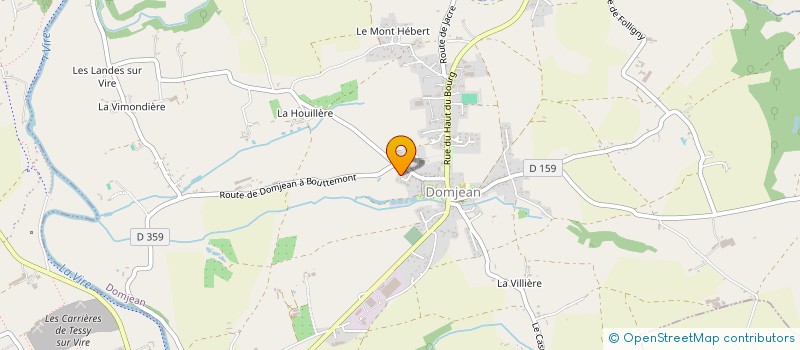 localisation de l'entreprise MONSIEUR STEPHANE TERRY  DOMJEAN