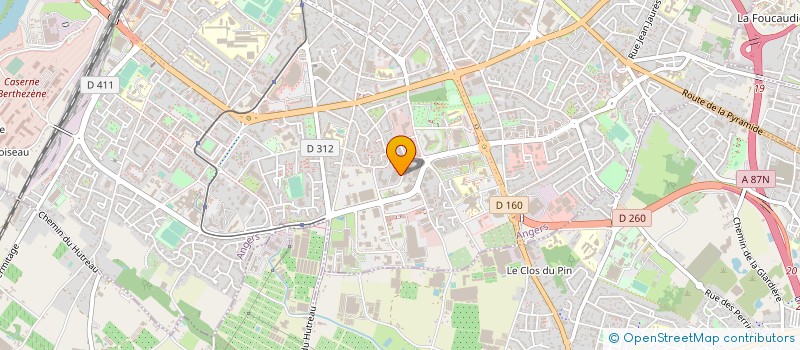 localisation de l'entreprise MONSIEUR STEPHANE TESSIER à ANGERS