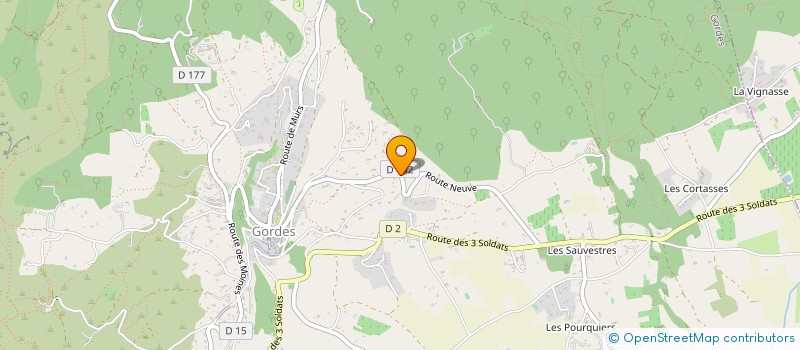 localisation de l'entreprise MONSIEUR STEPHANE TESTA à GORDES