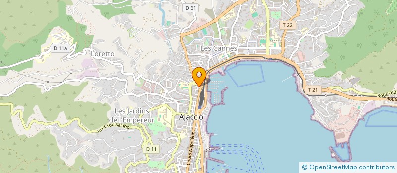 localisation de l'entreprise MONSIEUR STEPHANE TESTA à AJACCIO
