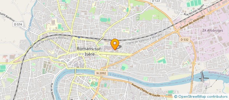 localisation de l'entreprise MONSIEUR STEPHANE TESTON à ROMANS-SUR-ISERE