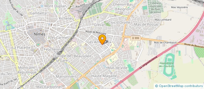 localisation de l'entreprise MONSIEUR STEPHANE TEULADE  NIMES