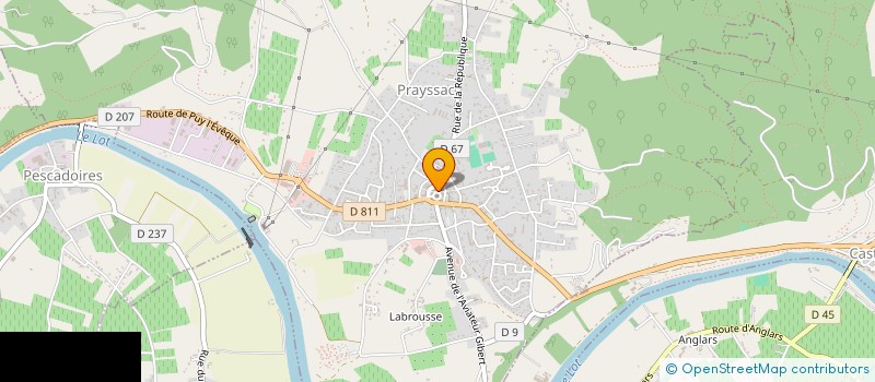 localisation de l'entreprise MONSIEUR STEPHANE TEYSSEDRE à PRAYSSAC