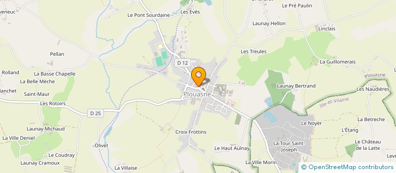 localisation de l'entreprise MONSIEUR STEPHANE THEBAULT  PLOUASNE