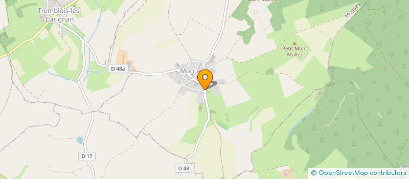 localisation de l'entreprise MONSIEUR STEPHANE THEILLER  MOGUES