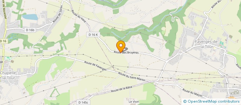 localisation de l'entreprise MONSIEUR STEPHANE THEO  FAVERGES-DE-LA-TOUR