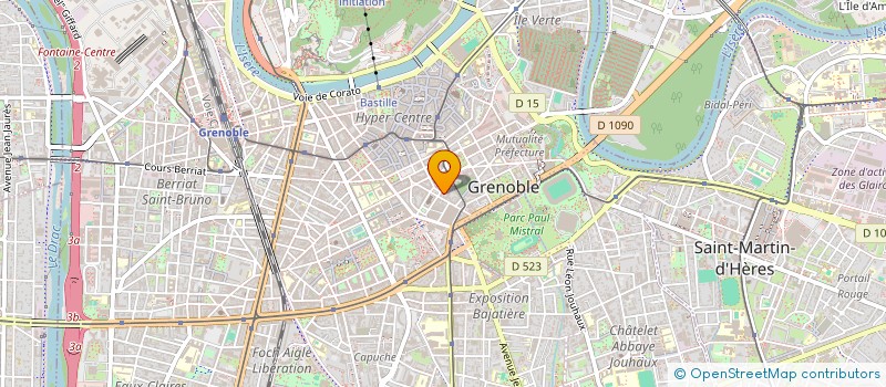 localisation de l'entreprise MONSIEUR STEPHANE THIBAUDON à GRENOBLE