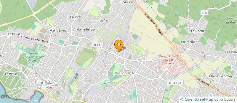 localisation de l'entreprise MONSIEUR STEPHANE THIOLLET  VAUX-SUR-MER