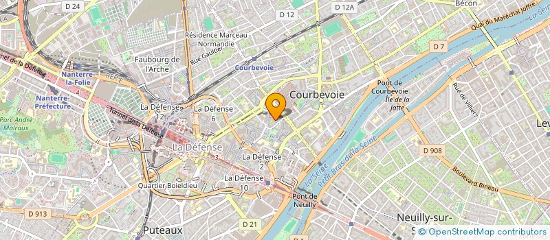 localisation de l'entreprise MONSIEUR STEPHANE THIRIOT à COURBEVOIE