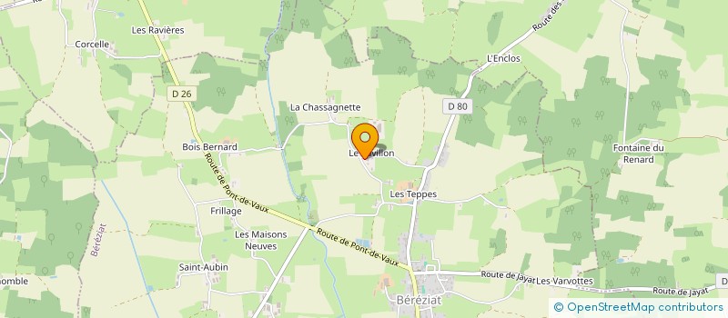 localisation de l'entreprise MONSIEUR STEPHANE THIVEUX  BEREZIAT