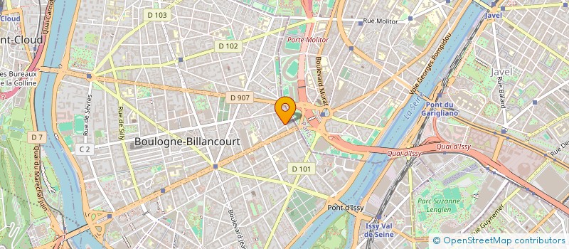 localisation de l'entreprise MONSIEUR STEPHANE THOBOIS à BOULOGNE-BILLANCOURT