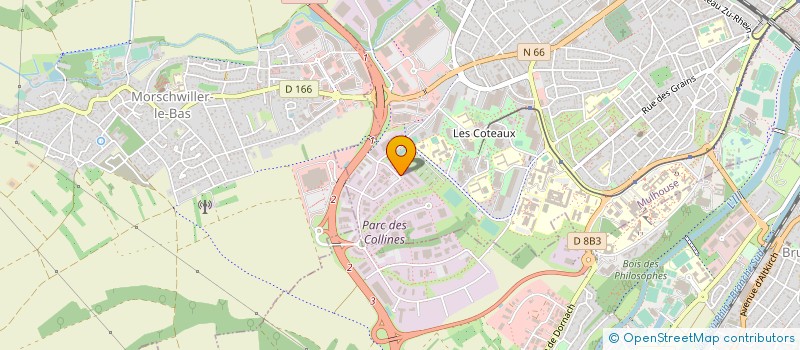 localisation de l'entreprise MONSIEUR STEPHANE THOMANN  MULHOUSE