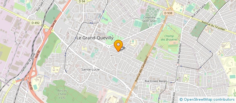 localisation de l'entreprise MONSIEUR STEPHANE THOMAS à LE GRAND-QUEVILLY