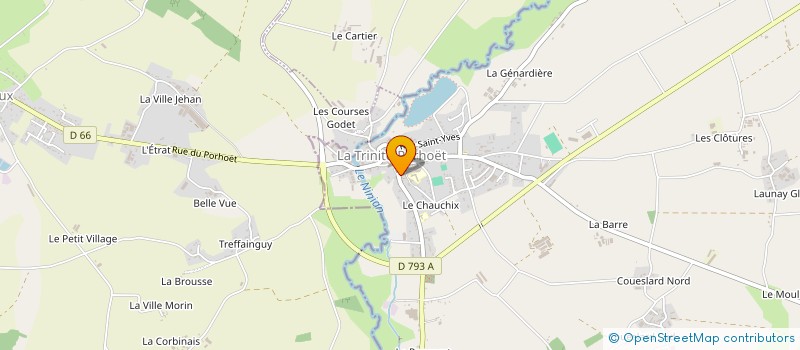 localisation de l'entreprise MONSIEUR STEPHANE THOMAS à LA TRINITE-PORHOET