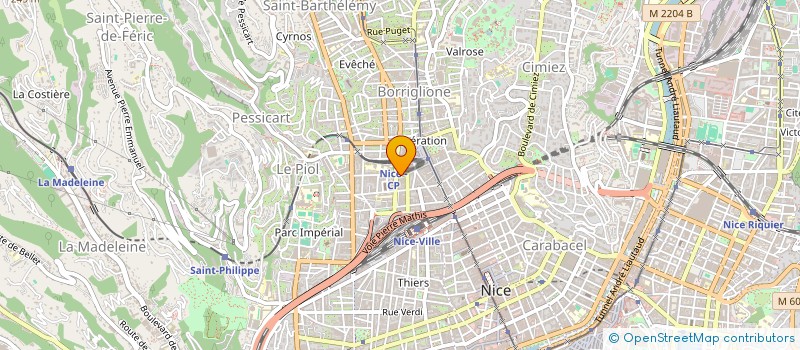 localisation de l'entreprise MONSIEUR STEPHANE THOMAS à NICE