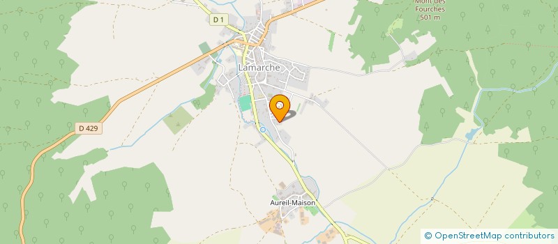 localisation de l'entreprise MONSIEUR STEPHANE THOMAS  LAMARCHE