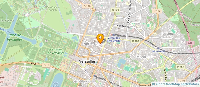 localisation de l'entreprise MONSIEUR STEPHANE THOMASSON à VERSAILLES