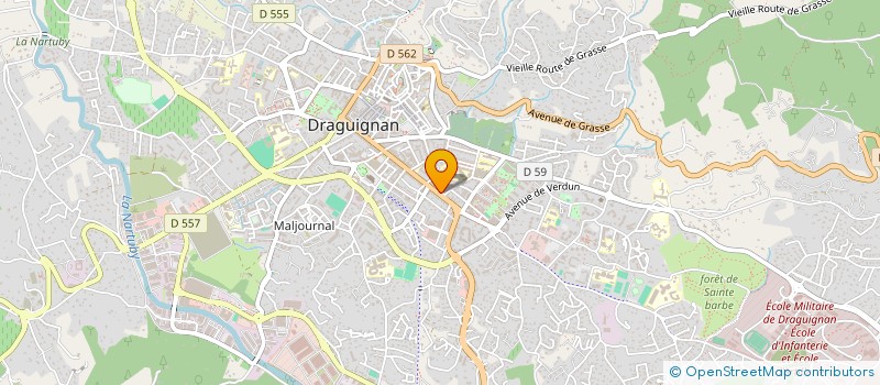 localisation de l'entreprise MONSIEUR STEPHANE THONG à DRAGUIGNAN
