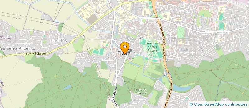 localisation de l'entreprise MONSIEUR STEPHANE THOUARD  PLAISIR